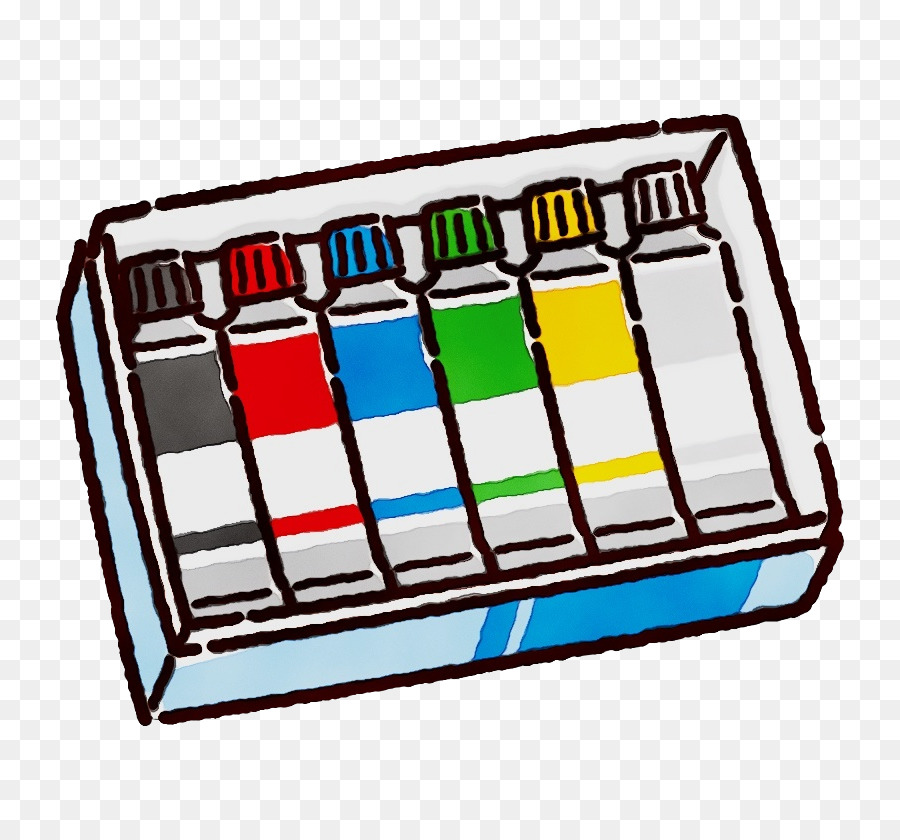 Tubes De Peinture，Couleurs PNG