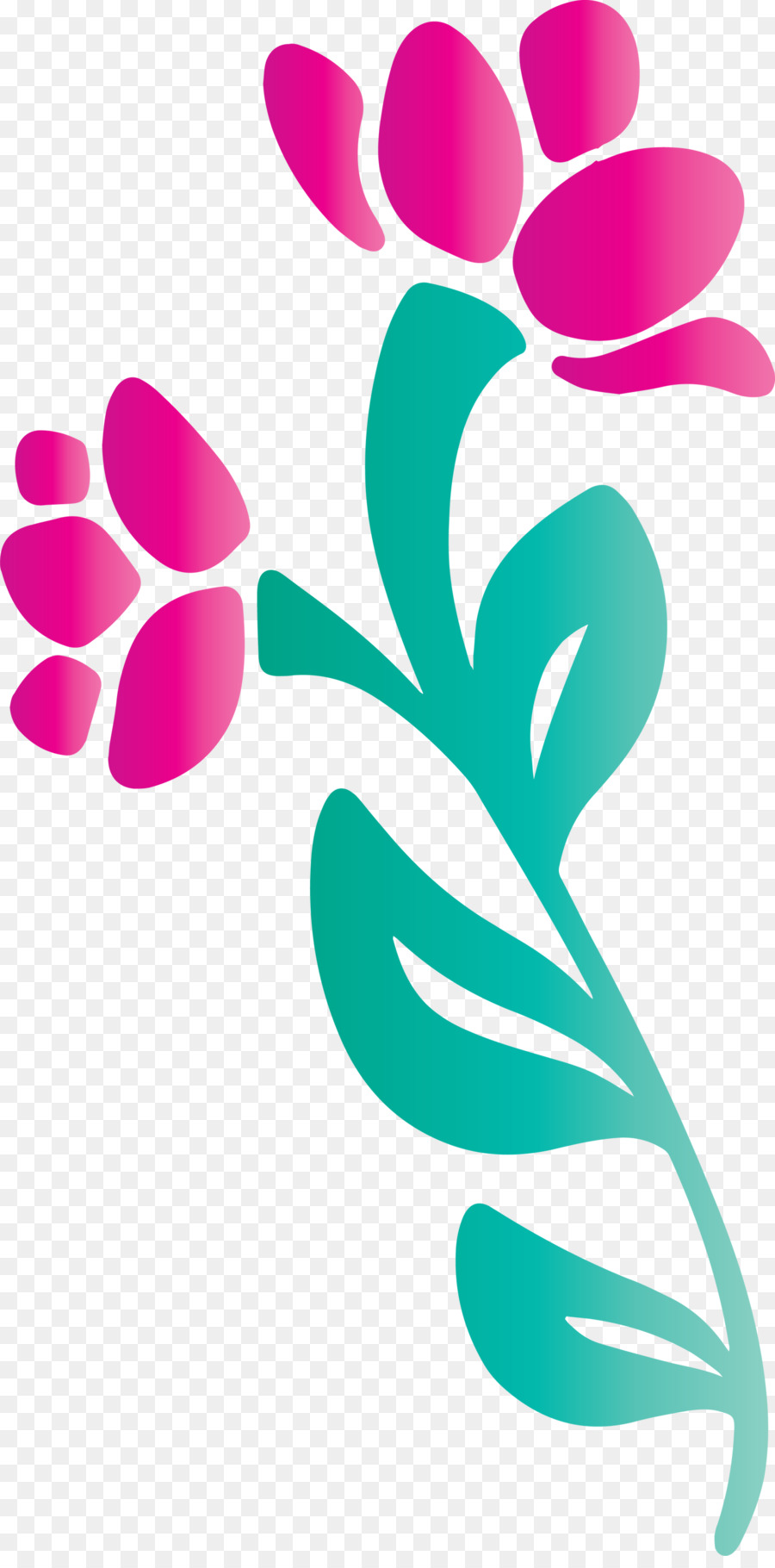 Fleur Colorée，Rose PNG