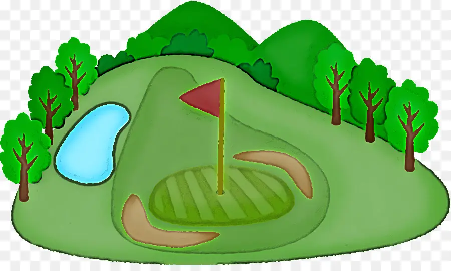 Parcours De Golf，Club De Golf PNG