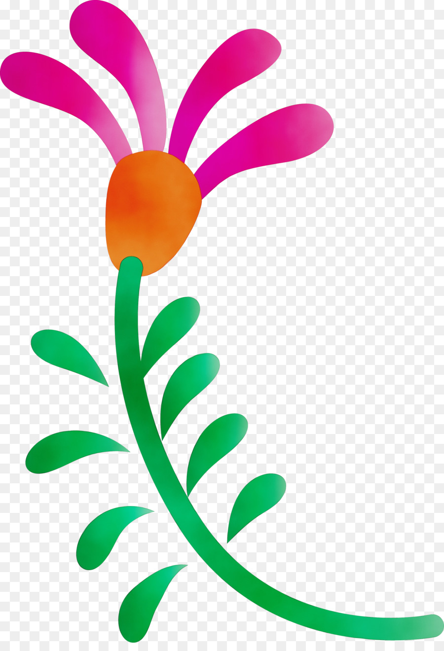 Fleur Colorée，Rose PNG