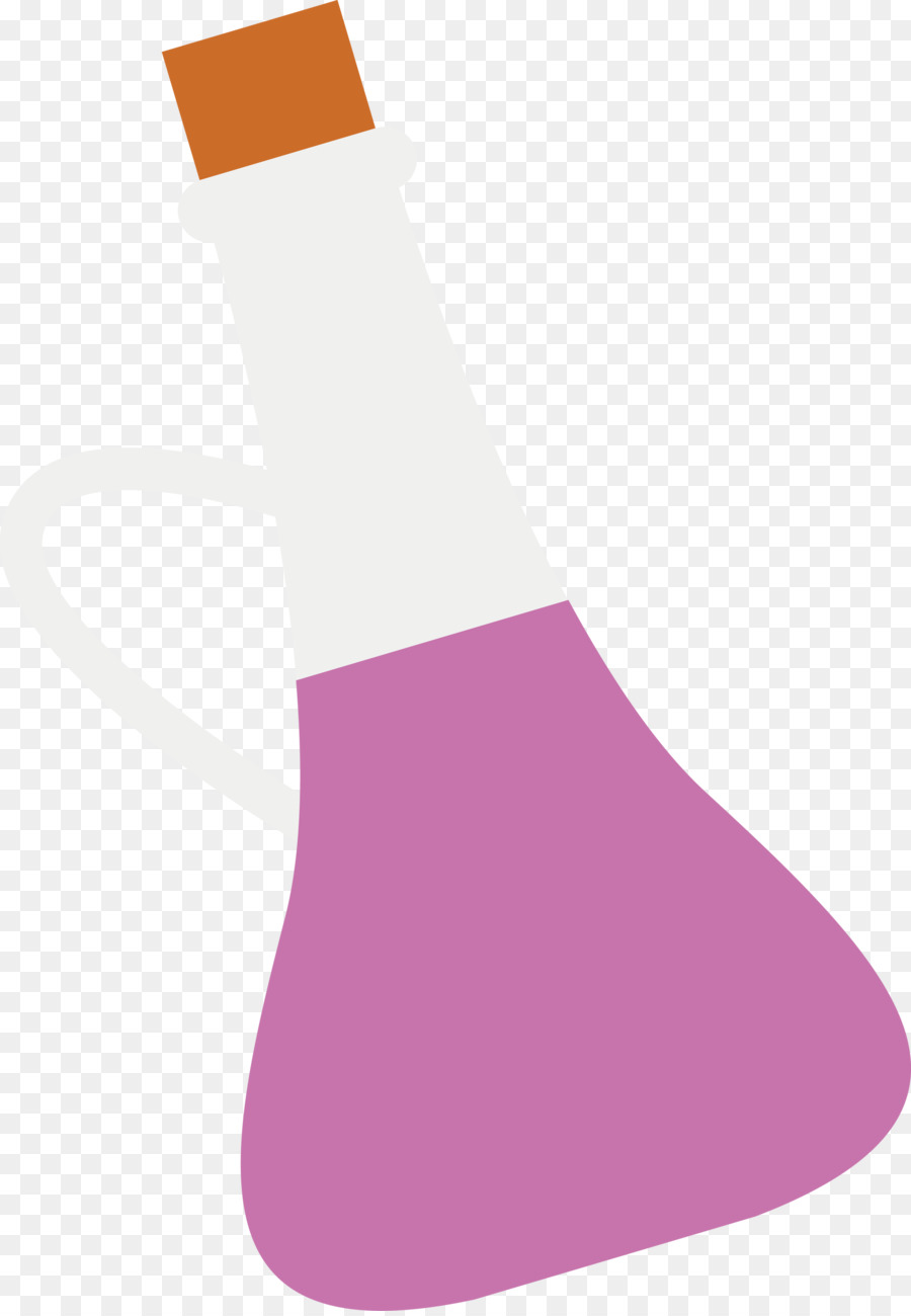 Flacon De Liquide Rose，Chimie PNG