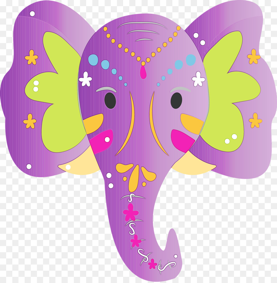 Éléphant，Coloré PNG