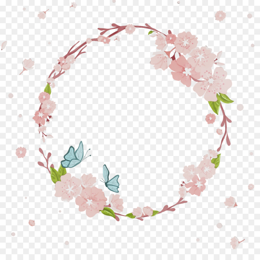 Fleur De Cerisier，La Typographie PNG