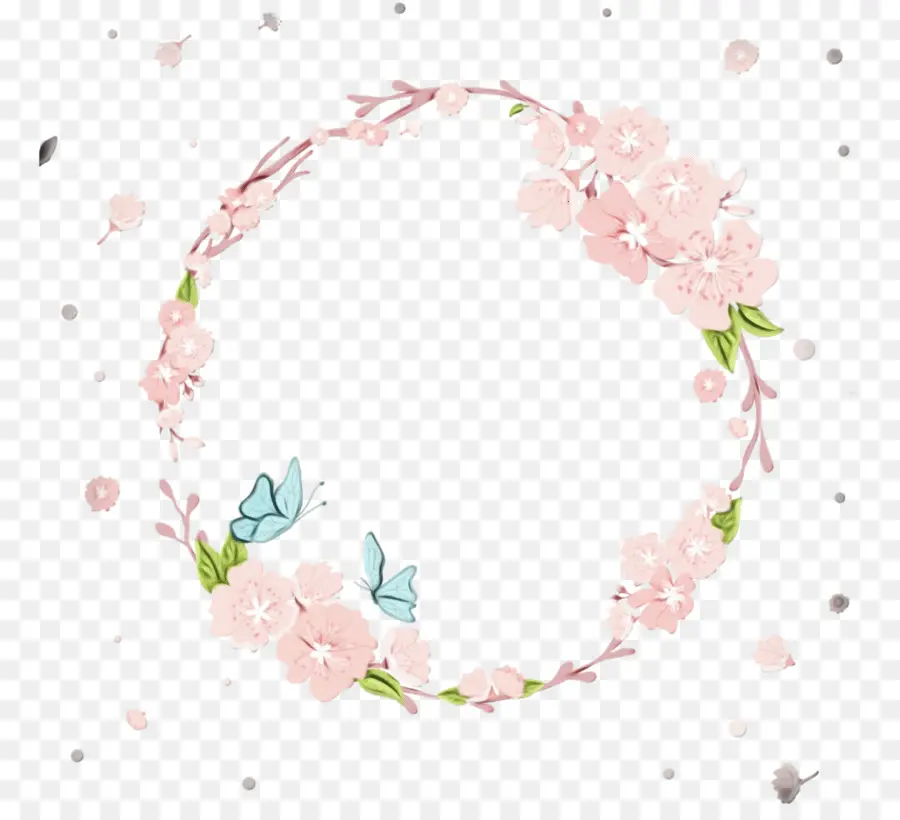 Couronne Florale，Fleurs PNG