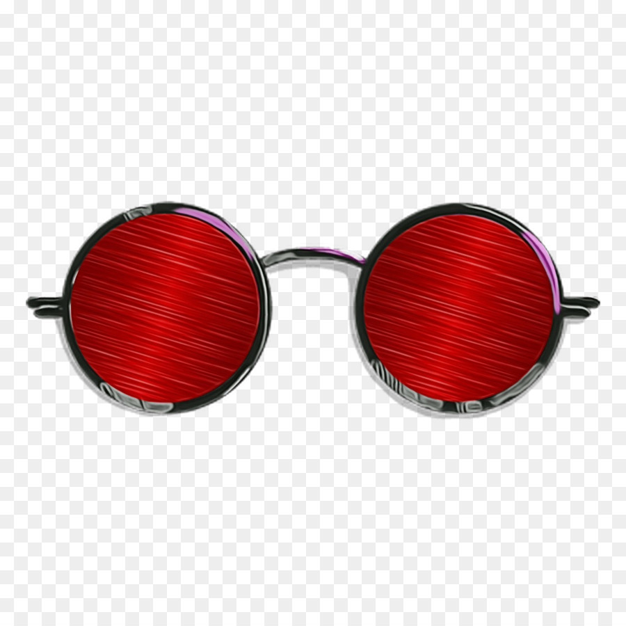 Lunettes Rondes Rouges，Lunettes PNG