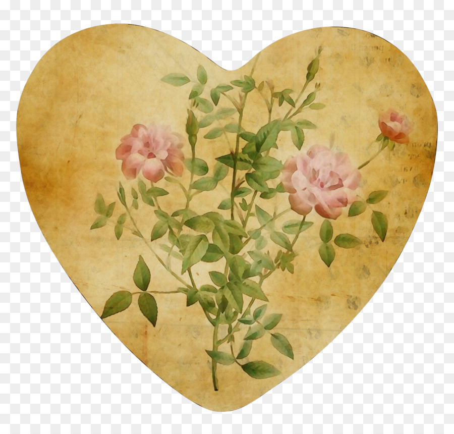 Coeur Avec Des Fleurs，Amour PNG