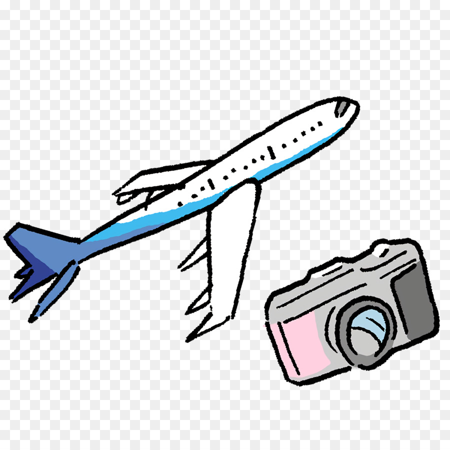 Avion Et Appareil Photo，Vol PNG