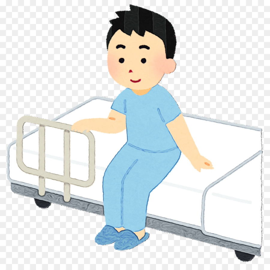 Patient Au Lit，Hôpital PNG