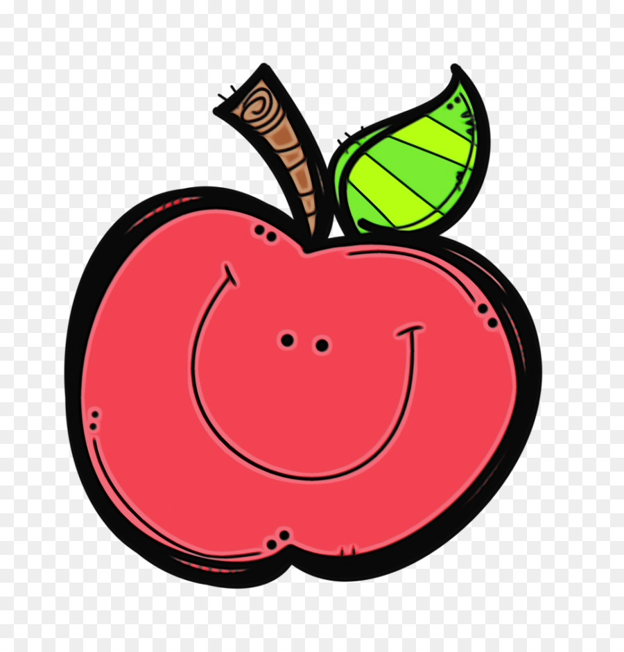 Pomme De Dessin Animé，Rouge PNG