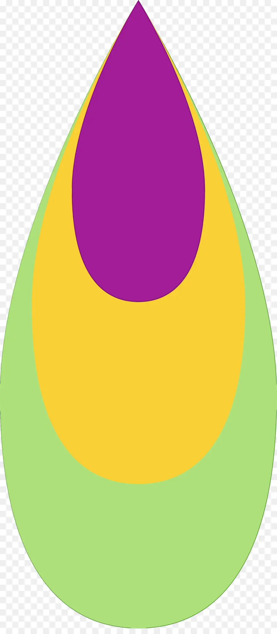 Goutte Colorée，Forme PNG