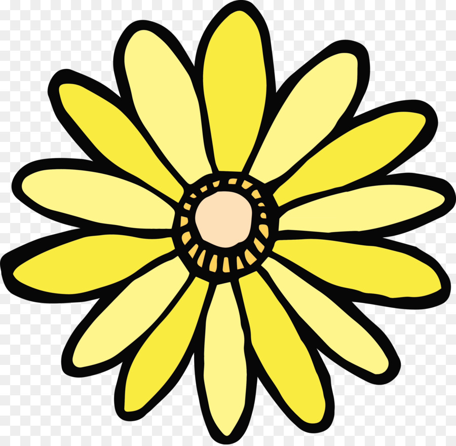 Fleur Jaune，Fleurir PNG