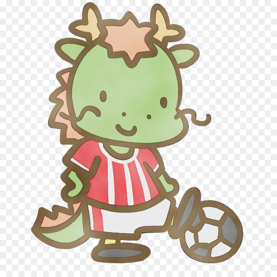 Dragon De Dessin Animé，Football PNG