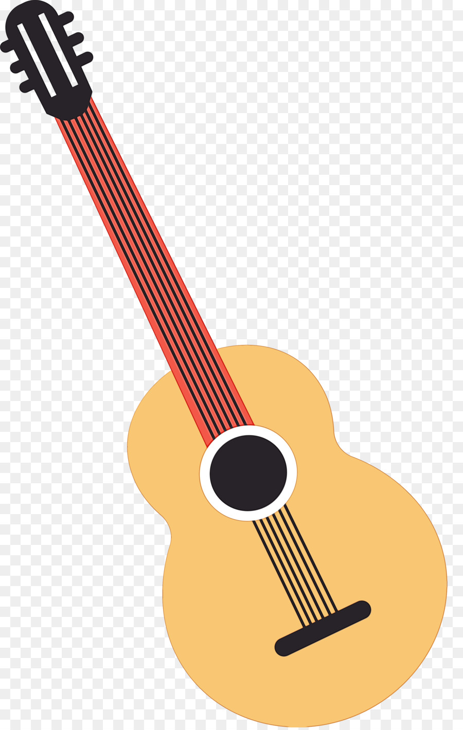 Guitare Rouge，Guitare PNG