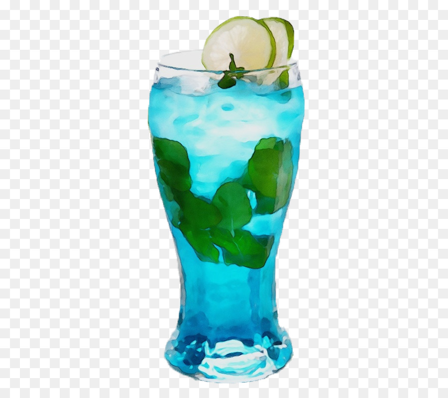 Cocktail Garnir，Blue Hawaii PNG