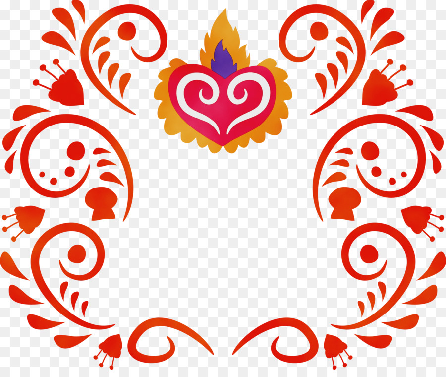 Coeur Orange，Amour PNG