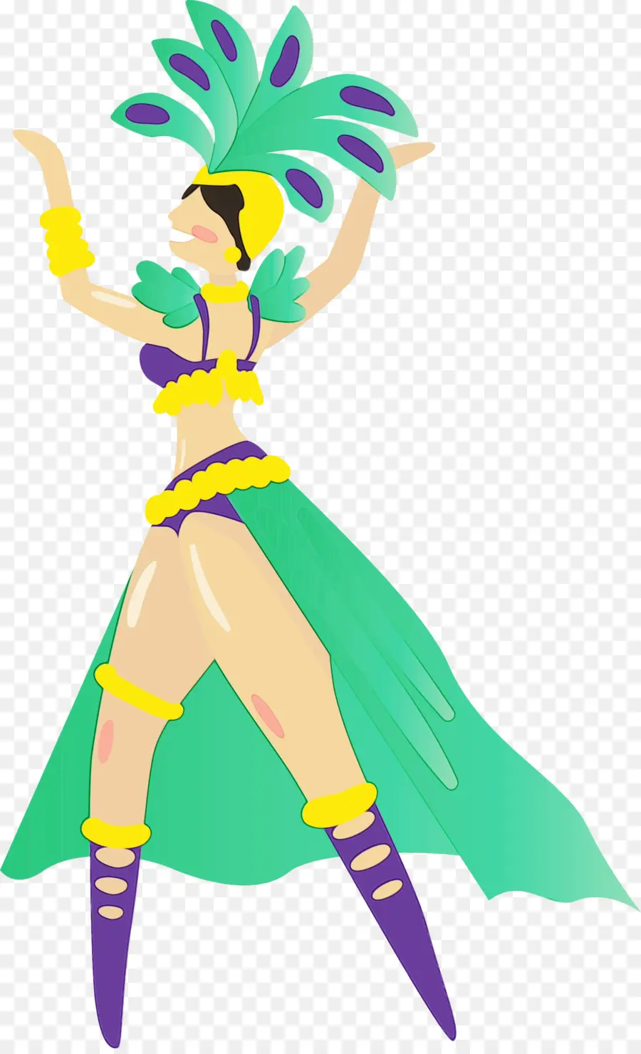 Danseuse De Carnaval，Costume PNG