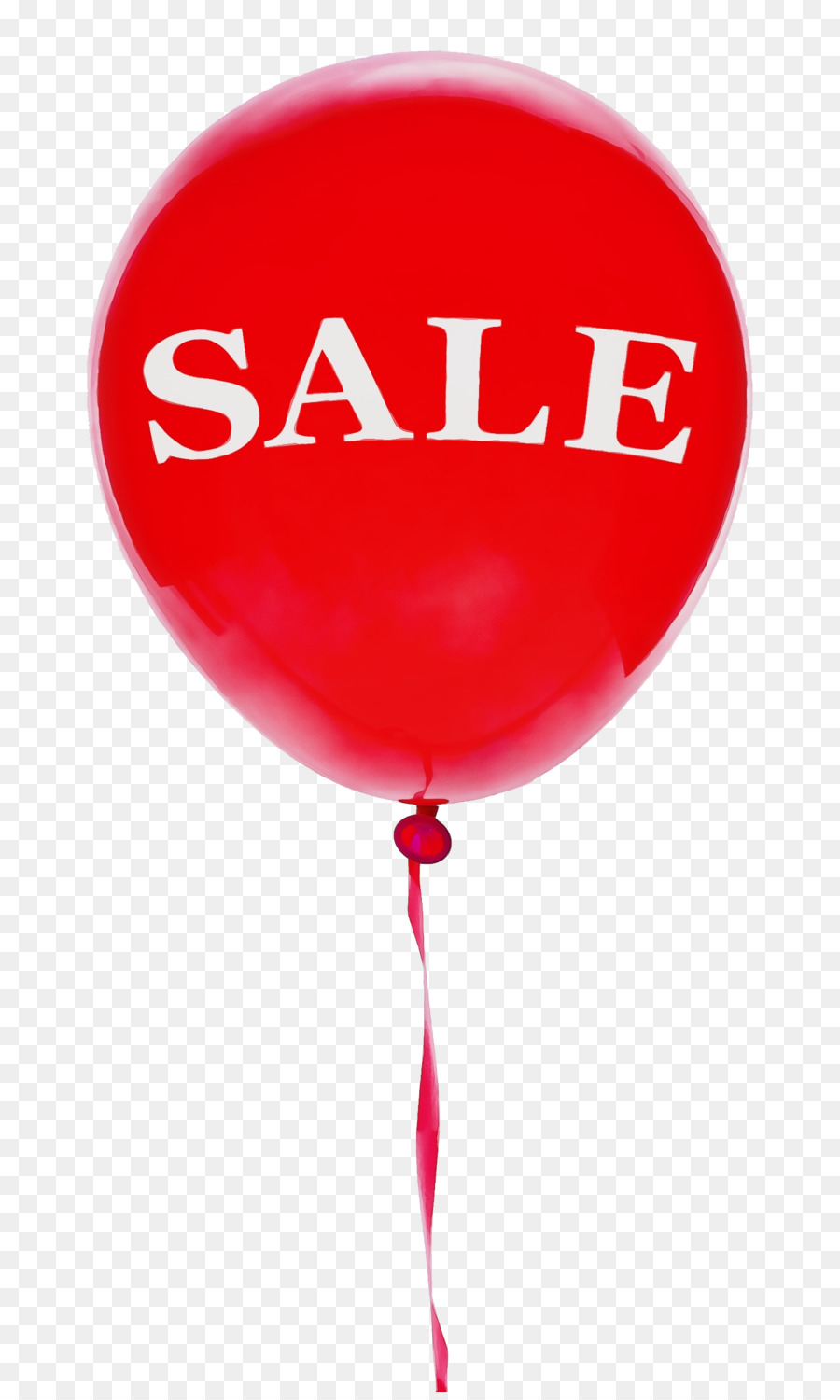 Soldes Ballons，Rouge PNG