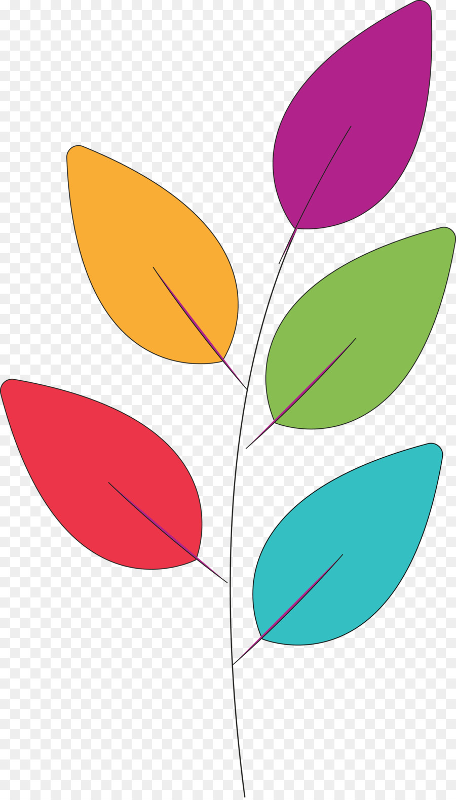 Plante Abstraite，Feuilles PNG