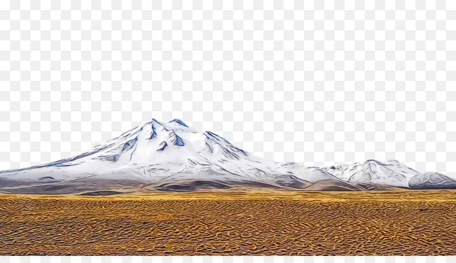 Montage Paysage，Stratovolcan PNG