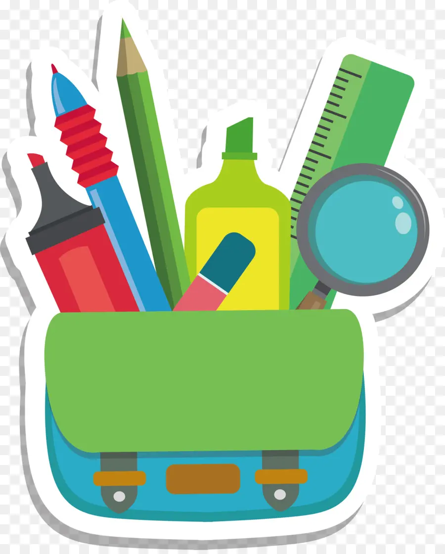 Fournitures Scolaires，Sac PNG