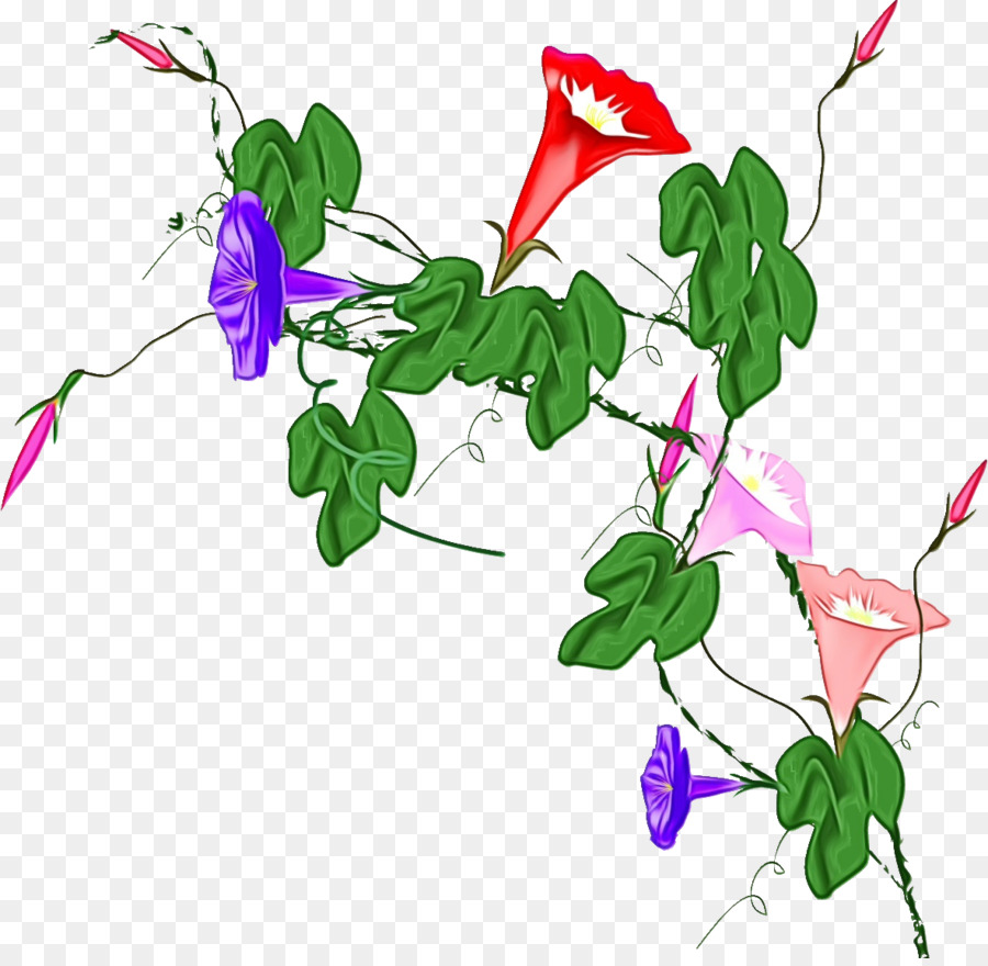 Design Floral，Tige De La Plante PNG