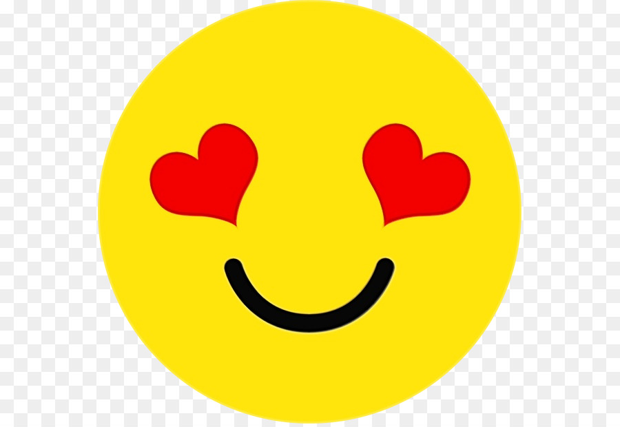 Emoji Yeux De Coeur，Amour PNG