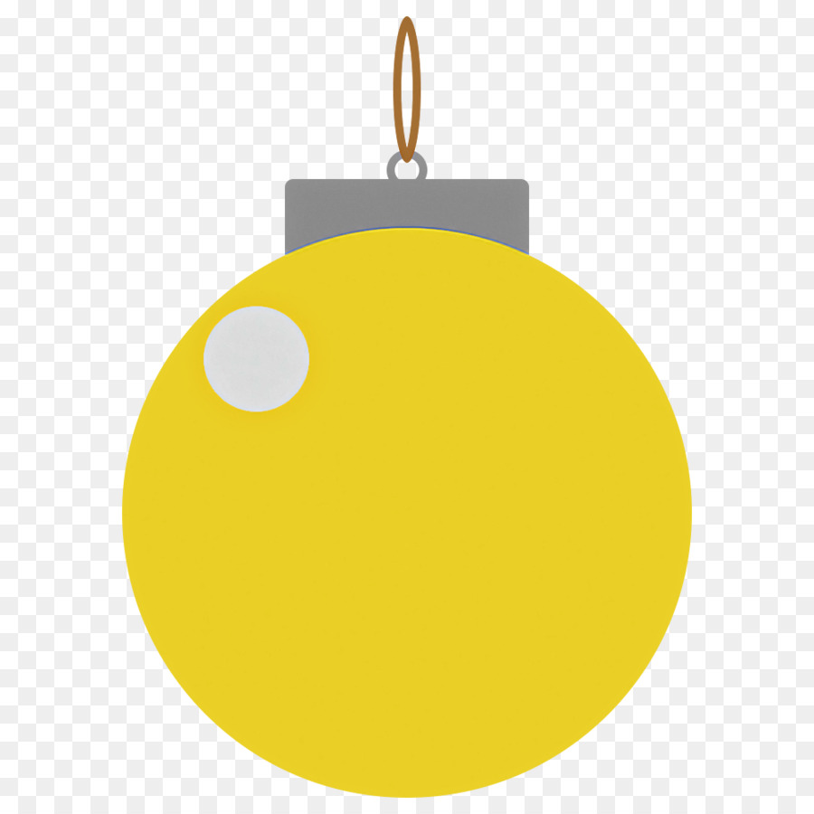 Ornement De Noël，Jaune PNG