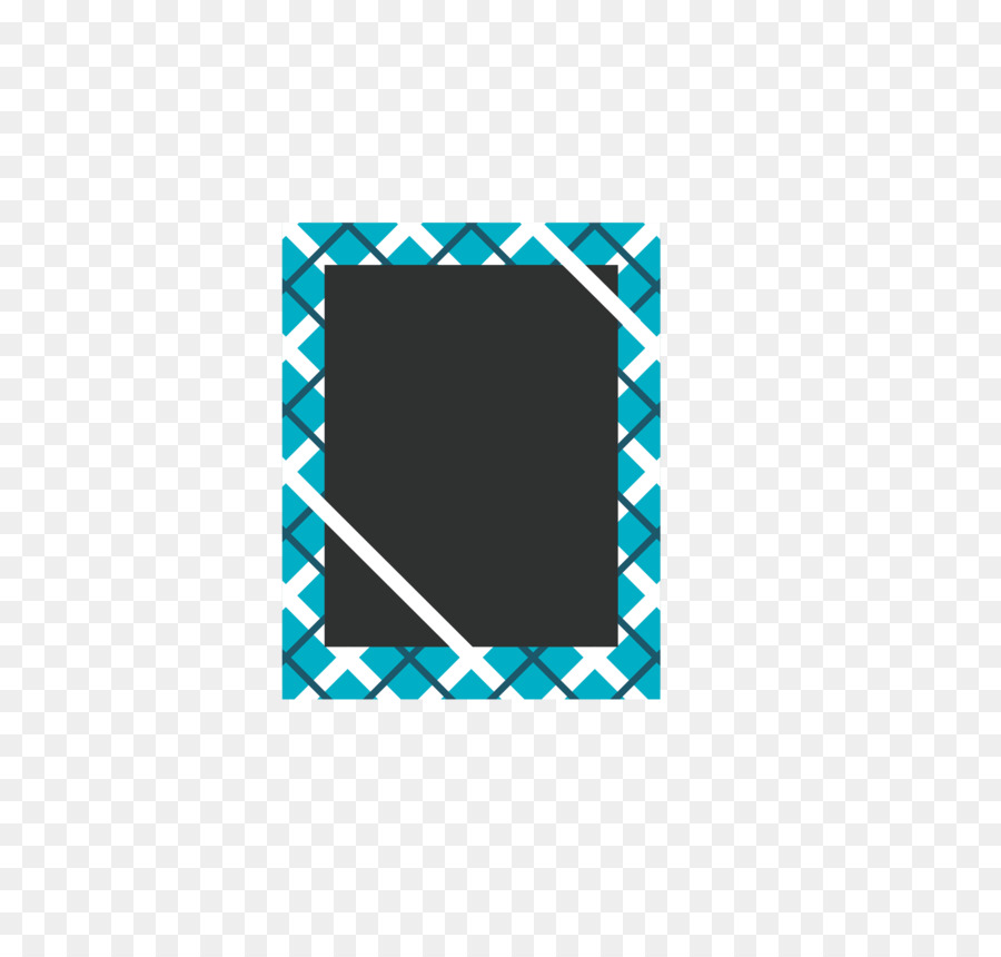 Cadre Photo，Turquoise PNG