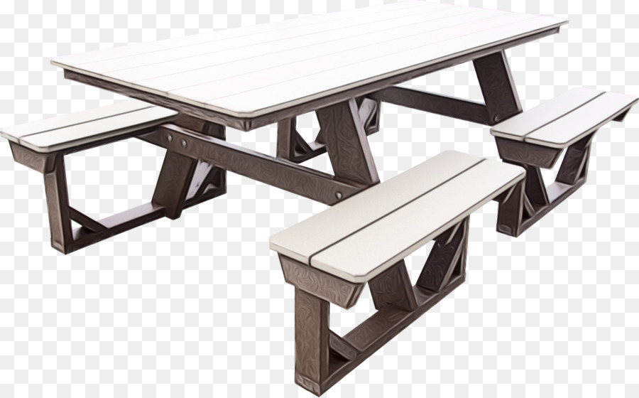 Table De Pique Nique En Bois，De Plein Air PNG