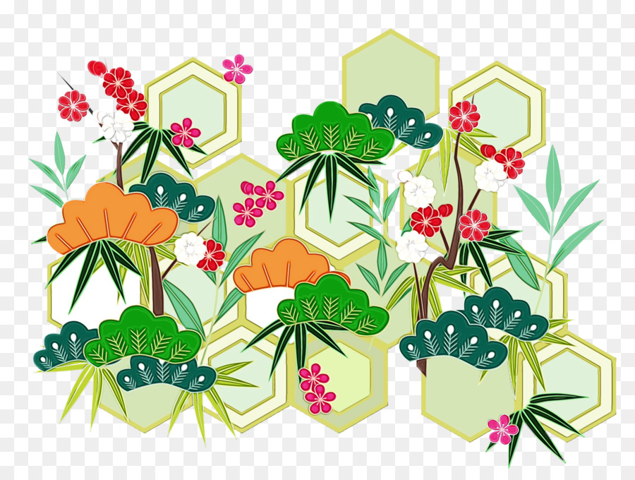 Design Floral，Tige De La Plante PNG