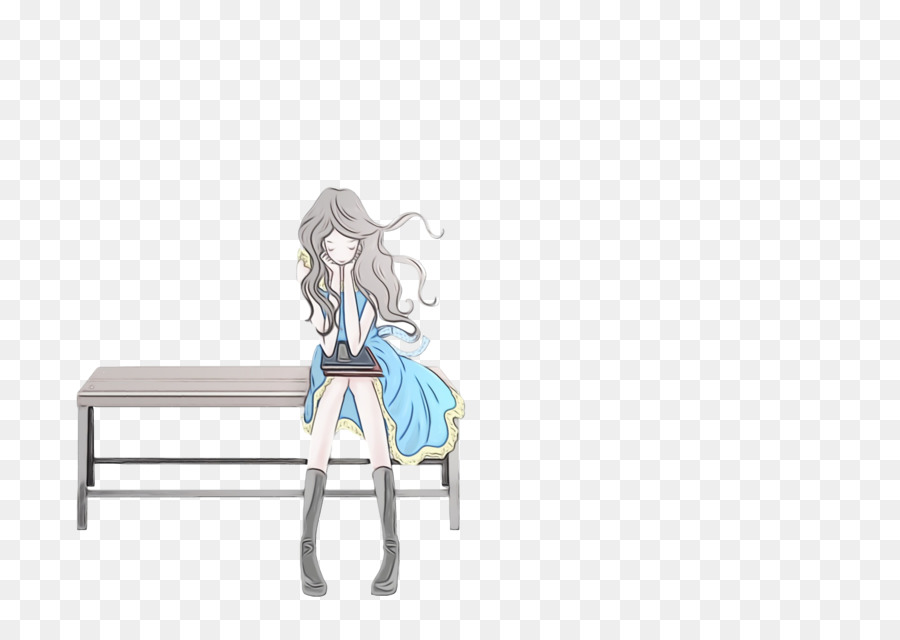 Fille Assise，Fille PNG