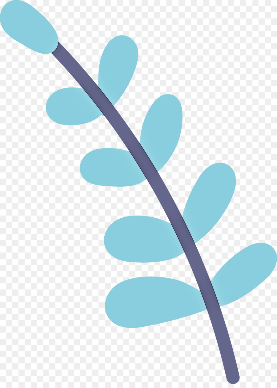 Feuille Bleue，Usine PNG