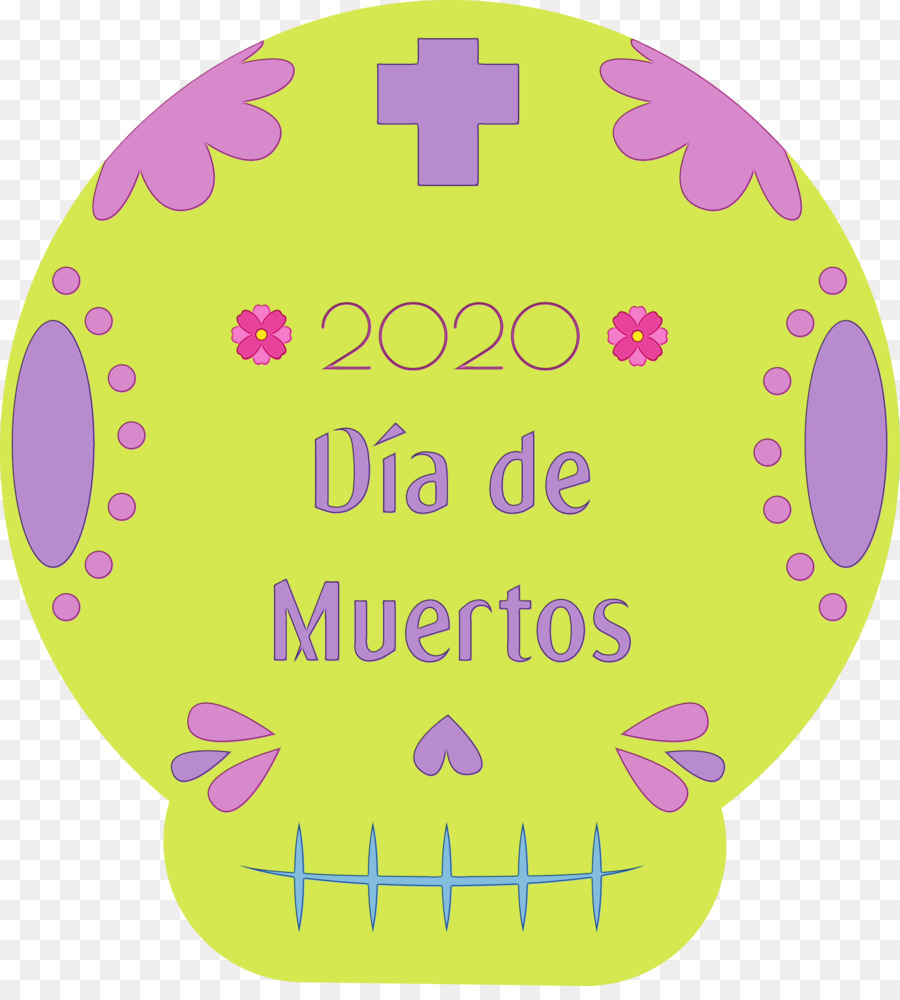 Crâne De Día De Muertos，2020 PNG