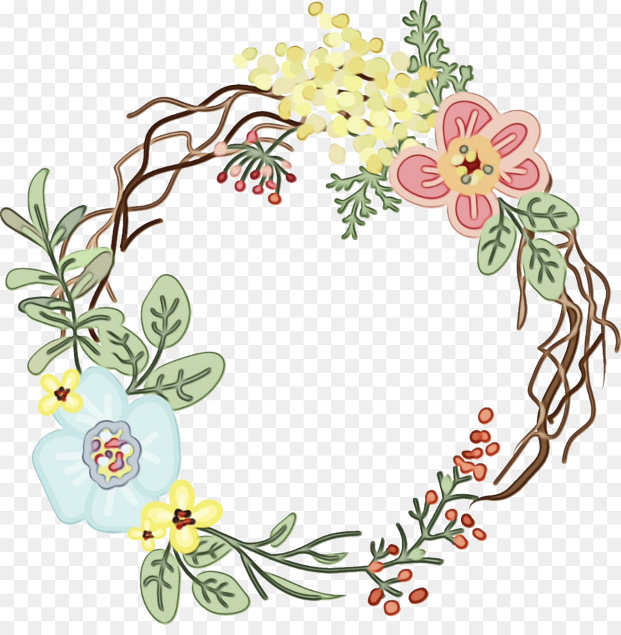 Couronne Florale，Fleurs PNG