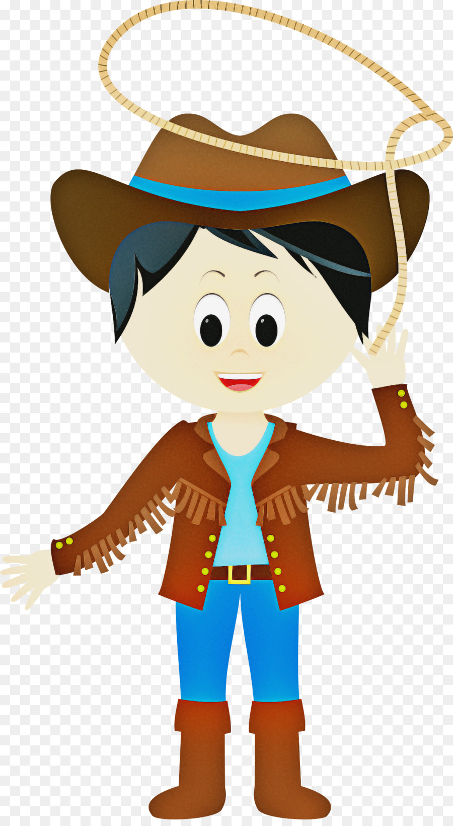 Cow Boy，Lasso PNG