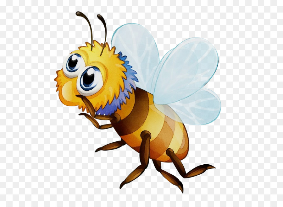 L'abeille à Miel，Les Papillons PNG