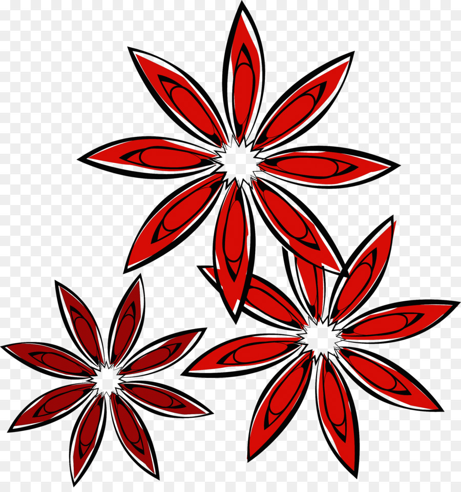 Fleurs Rouges，Fleurs PNG