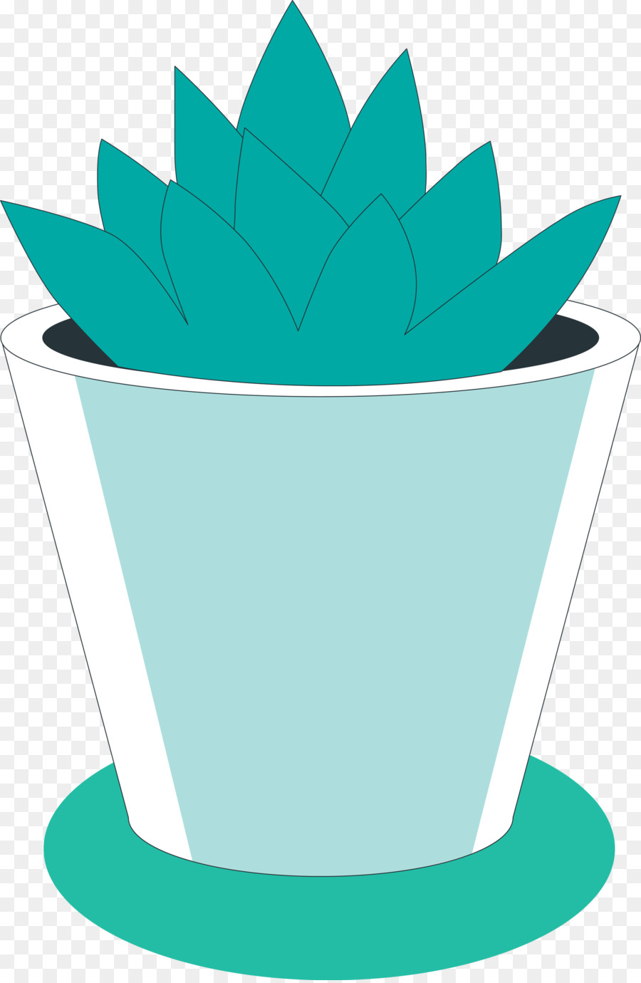 Feuille，Flowerpot PNG