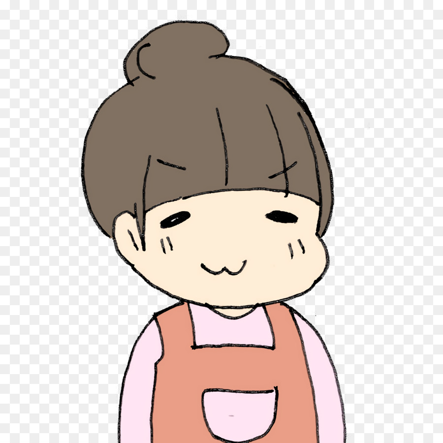 Femme De Dessin Animé，Souriant PNG