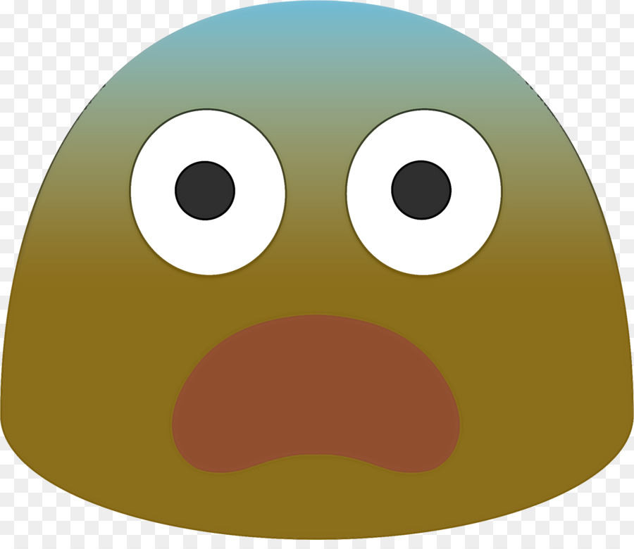 Emoji Effrayé，Peur PNG