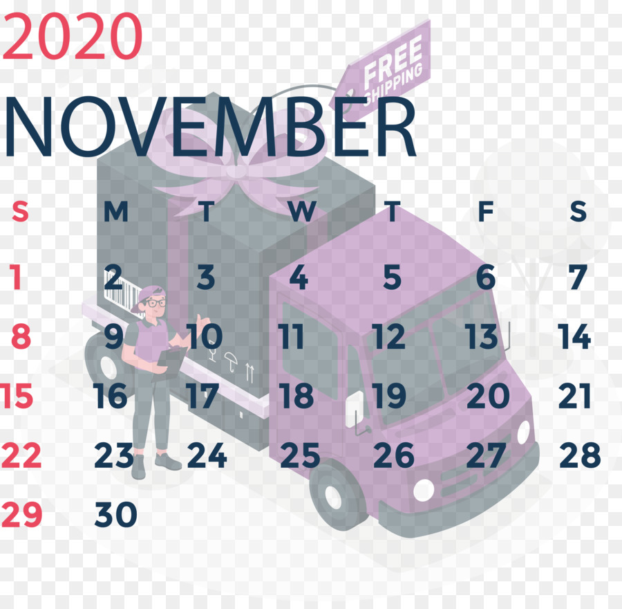 Calendrier De Novembre，Dates PNG