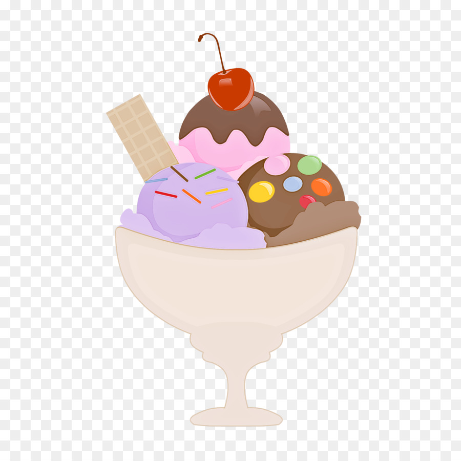 Glace Colorée，Dessert PNG