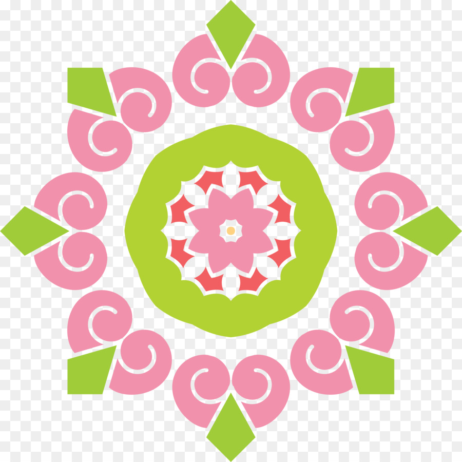 Mandala Coloré，Conception PNG