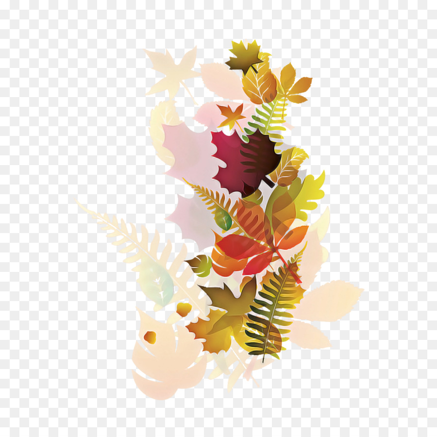 Feuilles Colorées，Automne PNG