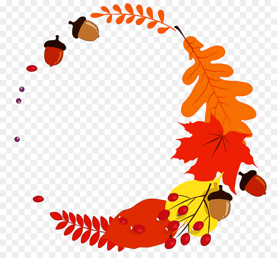 Couronne D'automne，Feuilles PNG