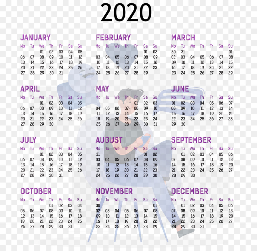 Système De Calendrier，Violet PNG