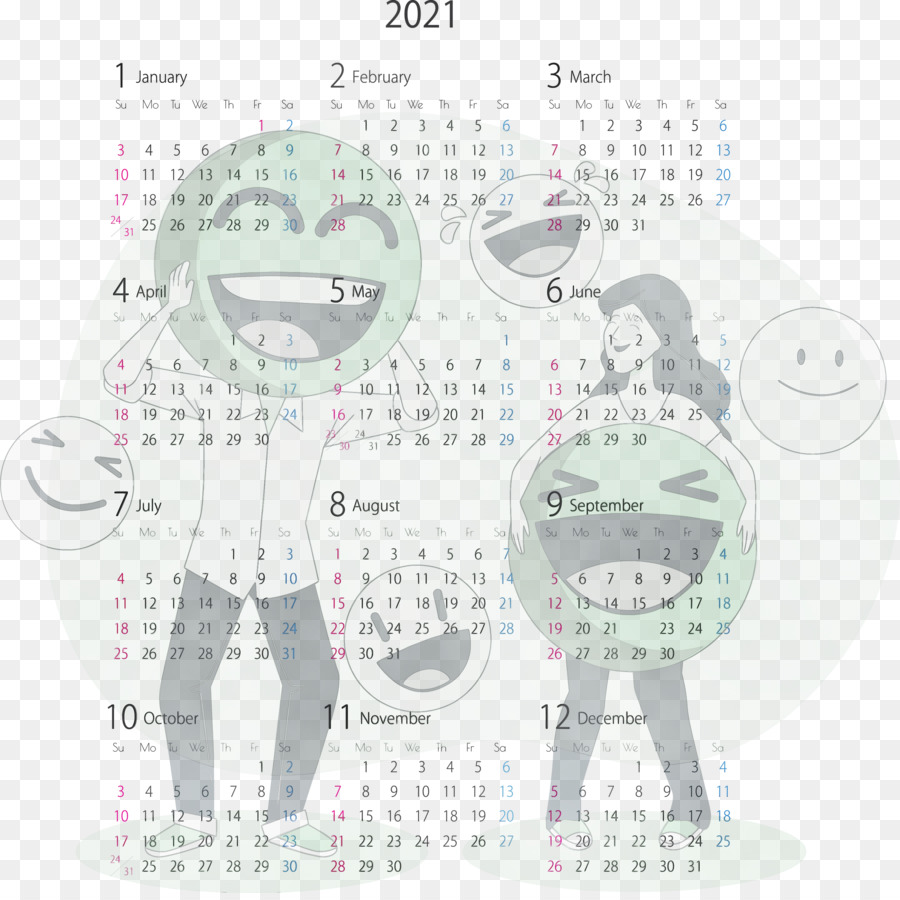 Système De Calendrier，Dessin Animé PNG