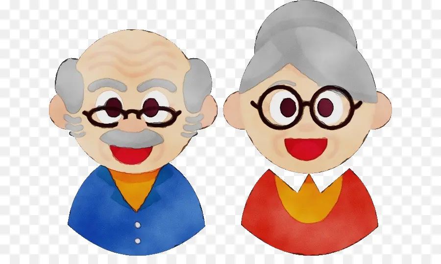 Les Grands Parents，Dessin Animé PNG