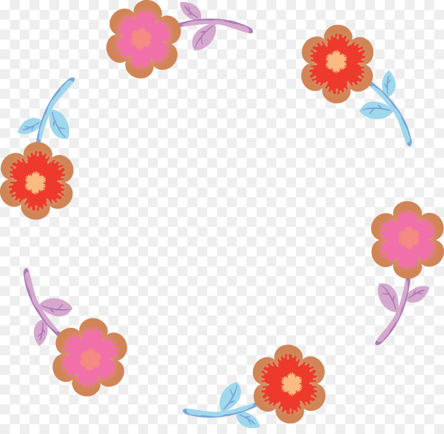 Design Floral，Cercle PNG