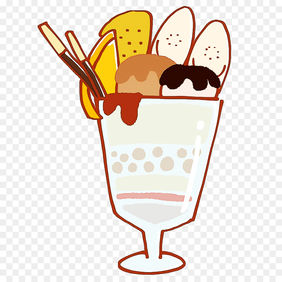 Sundae，Cornet De Crème Glacée PNG